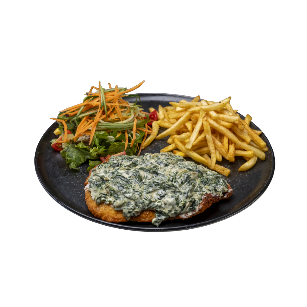 ıSPANAKLı ŞINITZEL